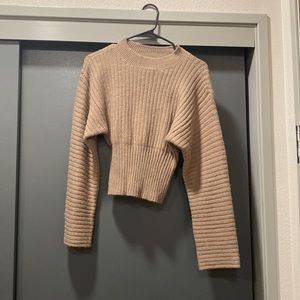 brown sweater